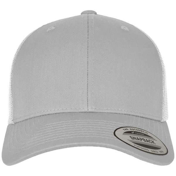 Casquette snapback trucker bicolore plexus silver / wht