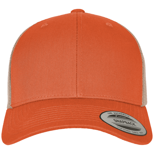 Casquette snapback trucker bicolore plexus rustic orange / khaki
