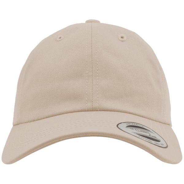 Casquette profil bas en coton serge plexus khaki