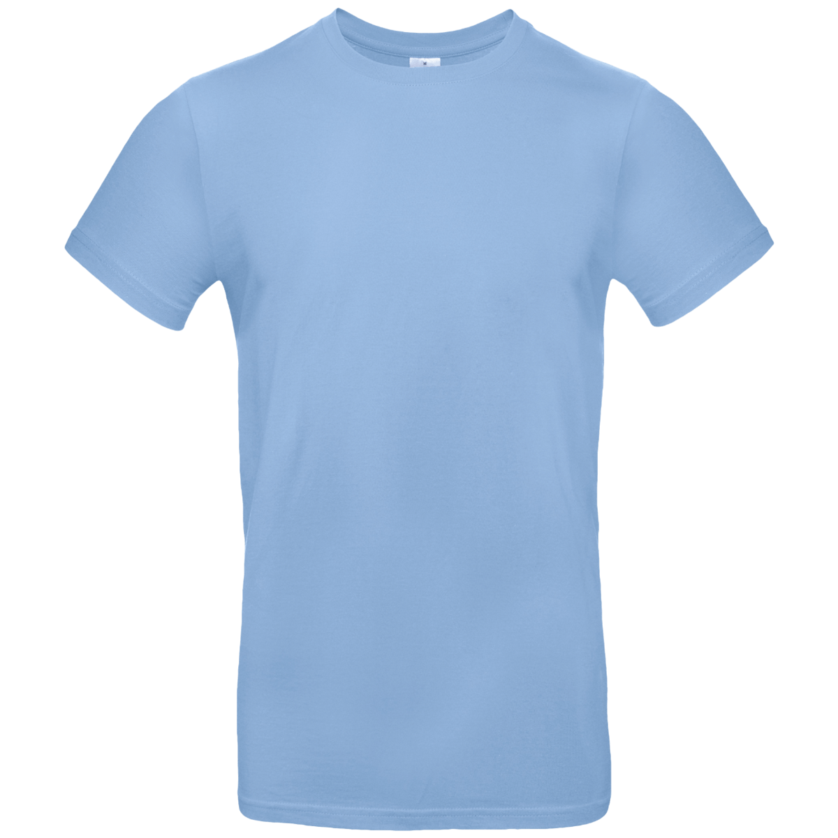 Tee Shirt Men Short Sleeves 190Gr To Personalise Sky Blue