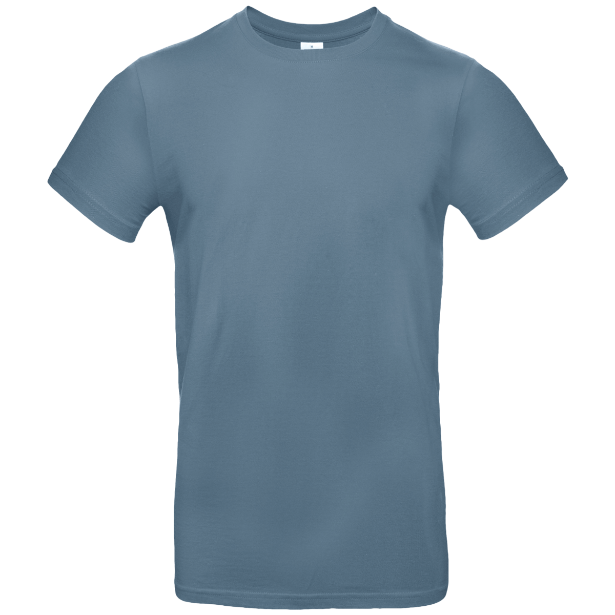 Tee Shirt Men Short Sleeves 190Gr To Personalise Stone Blue