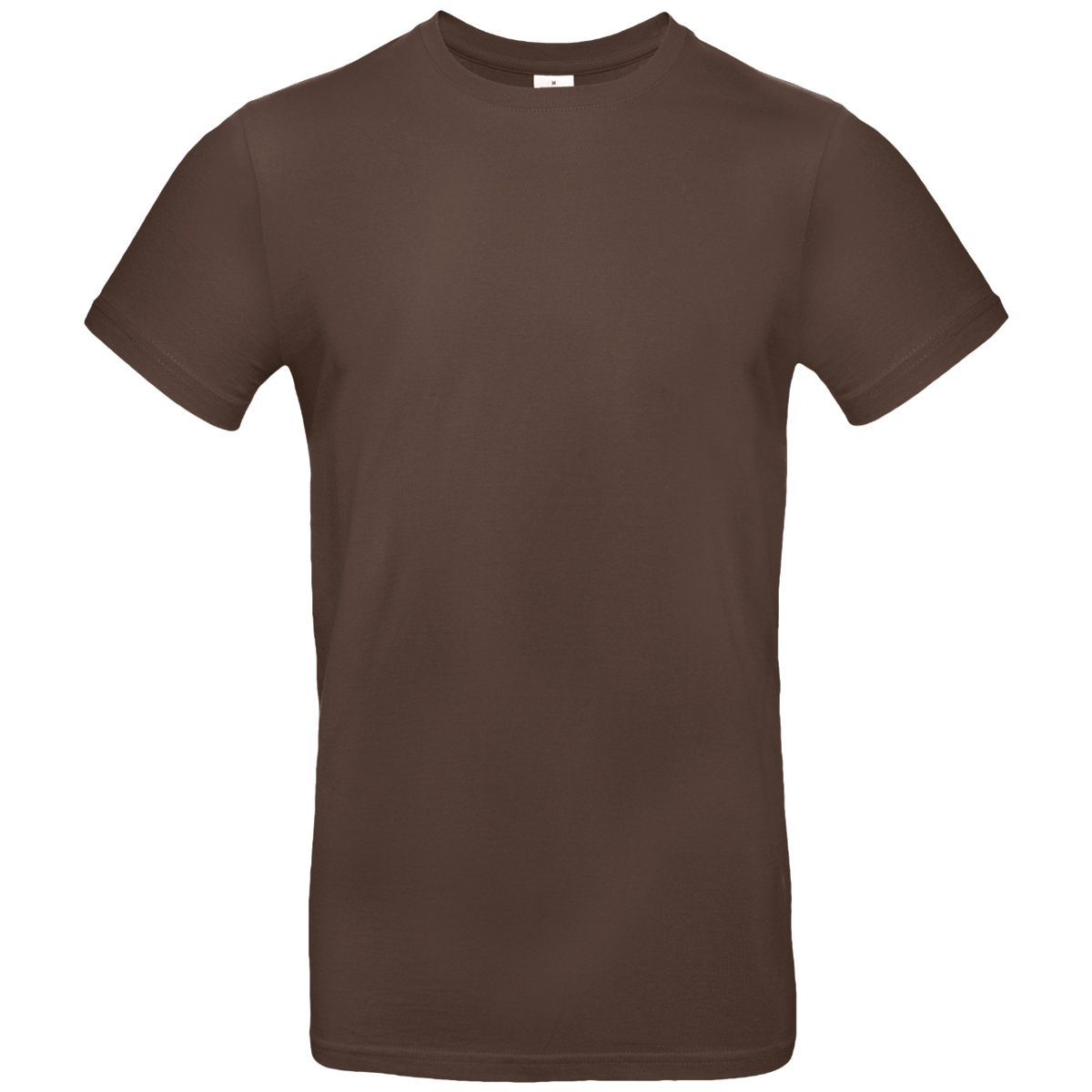 Customizable Men's T-Shirt On Tunetoo Brown