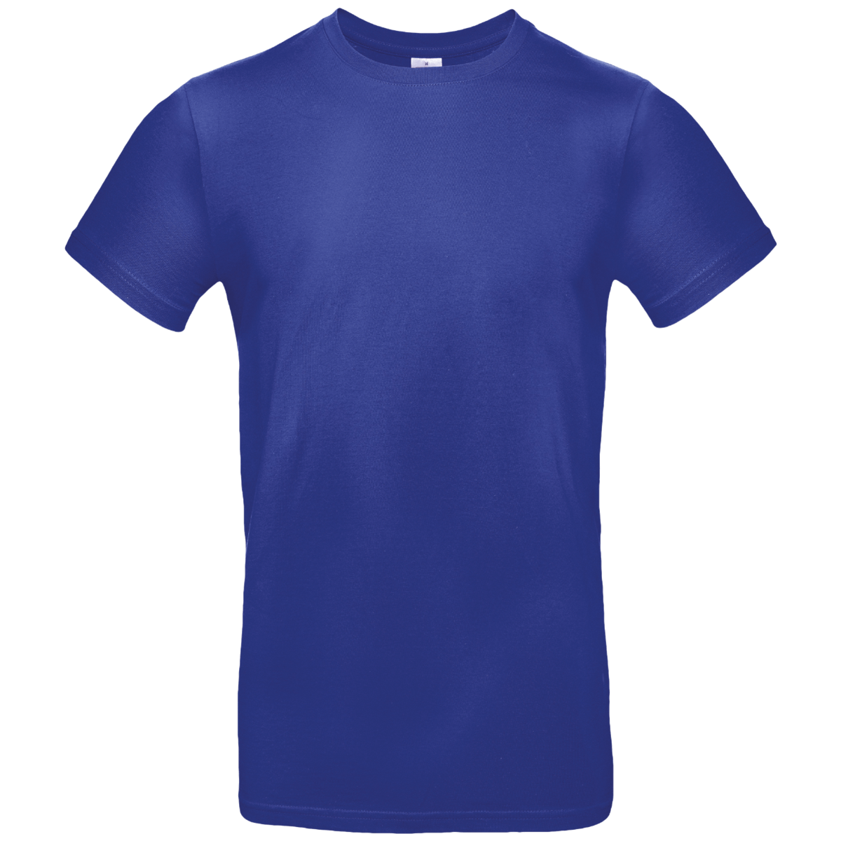 Customizable Men's T-Shirt On Tunetoo Cobalt Blue