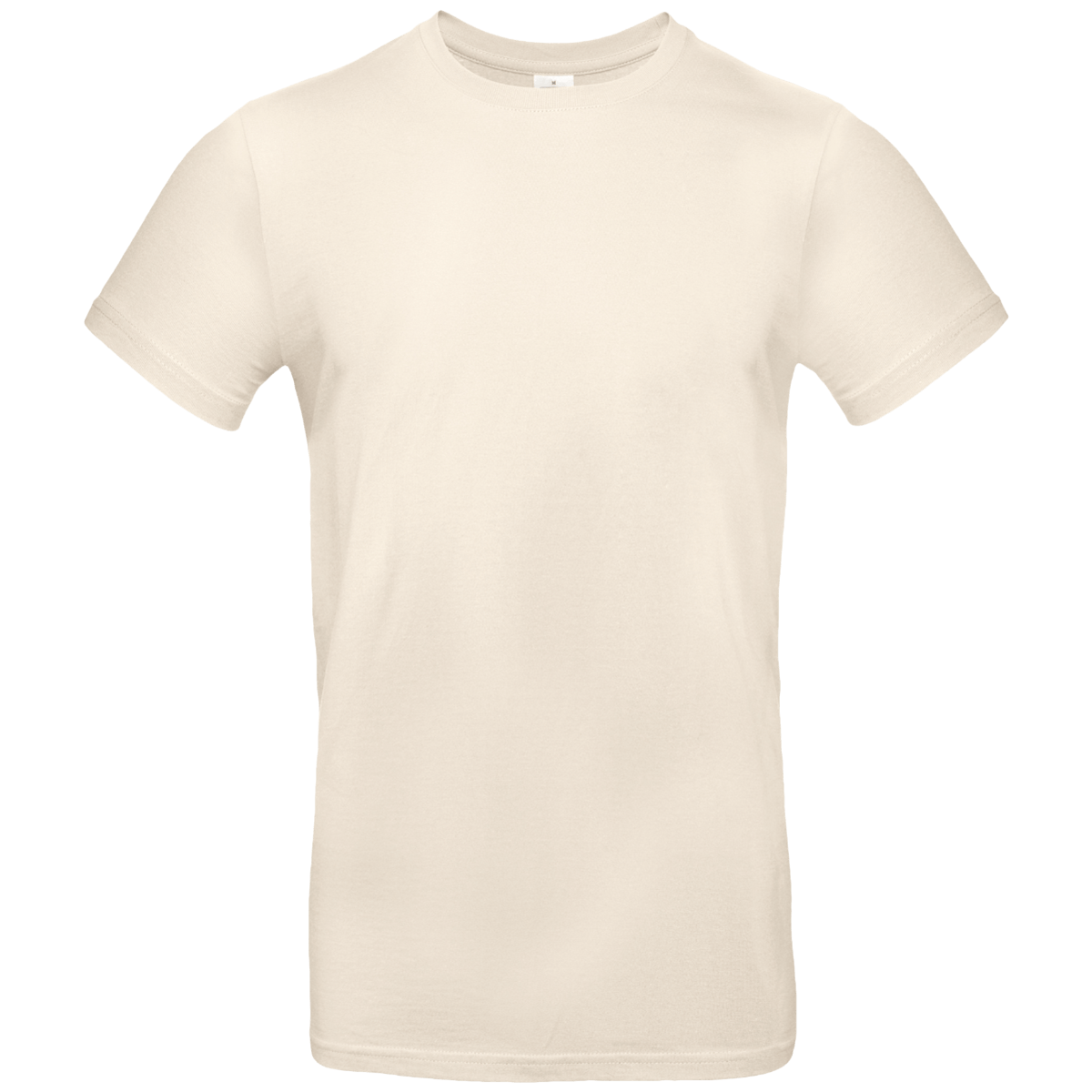 Tee Shirt Men Short Sleeves 190Gr To Personalise Natural