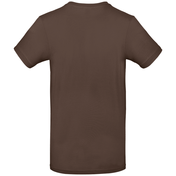 Tee shirt homme manches courtes 190 gr dos Brown