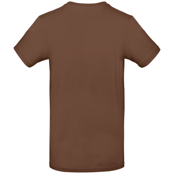 Tee shirt homme manches courtes 190 gr dos Chocolate