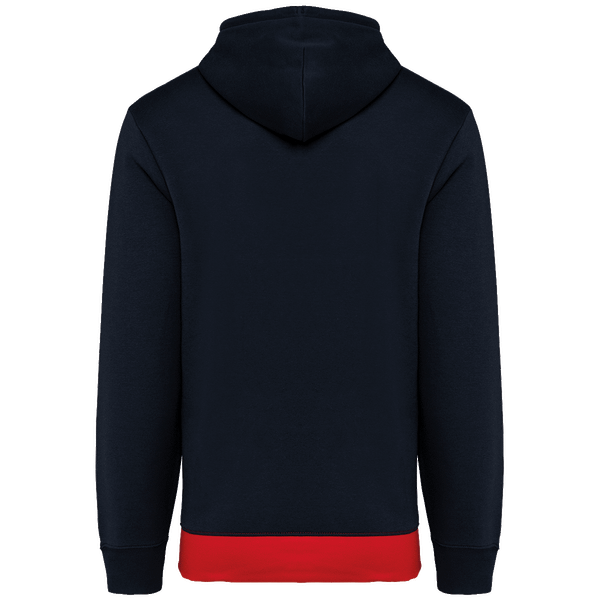 Sweatshirt tricolore a capuche unisexe dos Navy / White / Red