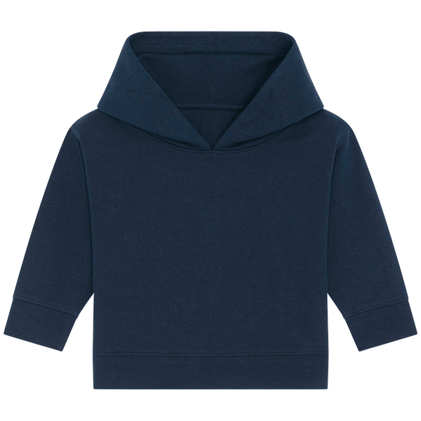 Sweat shirt a capuche bebe baby cruiser face French Navy