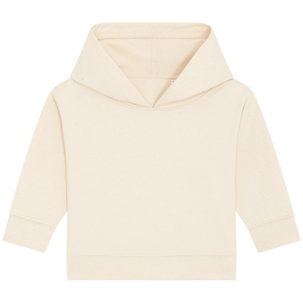 Sweat shirt a capuche bebe baby cruiser face Natural Raw