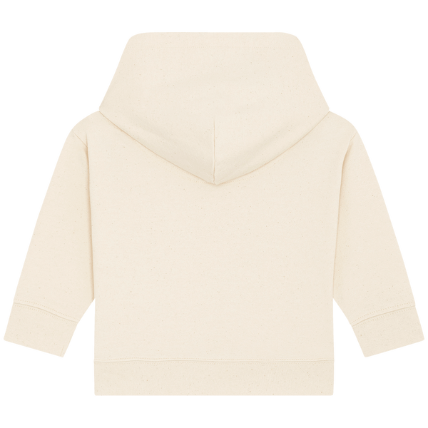 Sweat shirt a capuche bebe baby cruiser dos Natural Raw