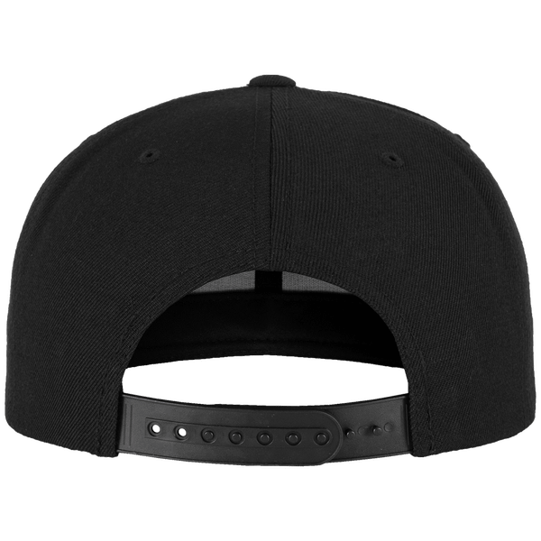 Casquette snapback visiere en liege dos black