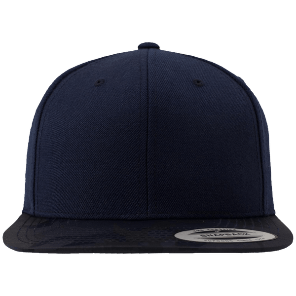 Snapback Kappe Mit Camouflage-Schirm navy camo