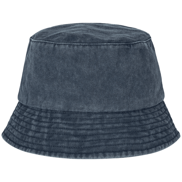 Bob Délavé Écoresponsable Unisexe A Personnaliser Washed Navy Blue