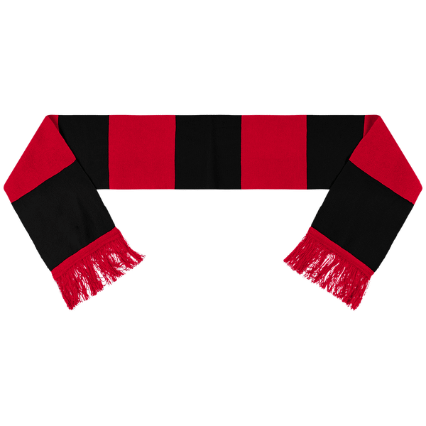Zweifarbige Team-Schals Red / Black