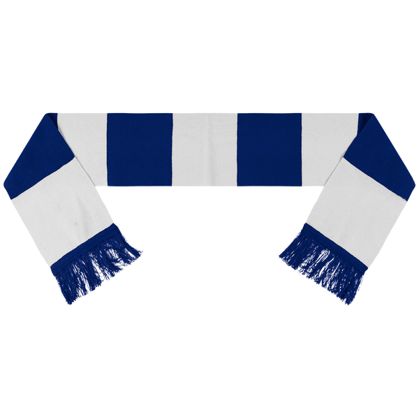Zweifarbige Team-Schals Royal Blue / White
