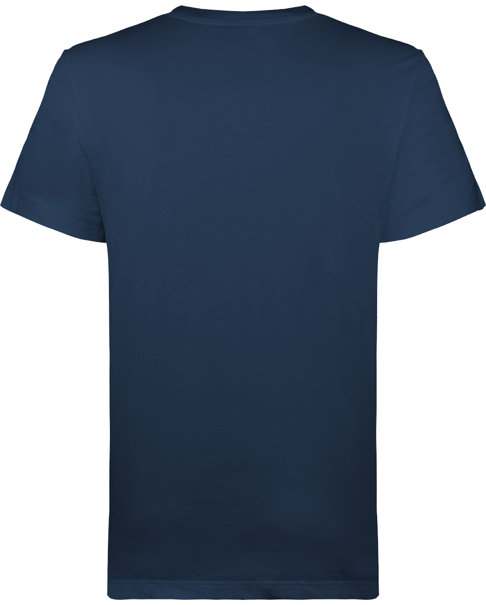 T shirt bio origine france dos Navy