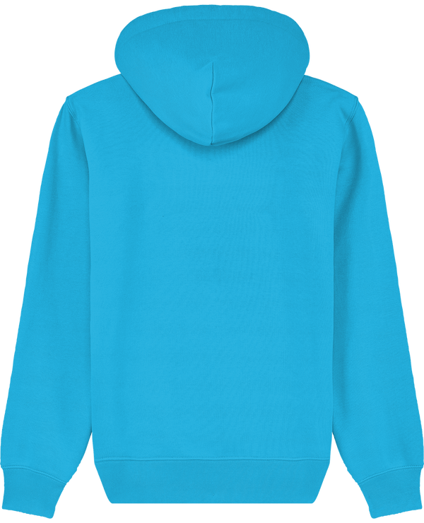 Sweat shirt a capuche unisexe cruiser 2 0 dos Aqua Blue