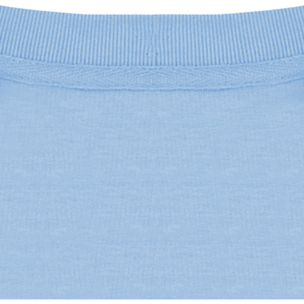 Sweatshirt col rond unisexe changer 2 0 col interieur Blue Soul