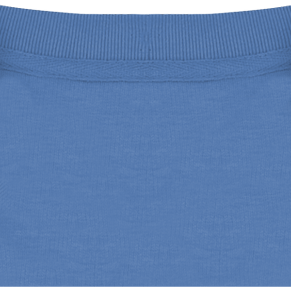 Sweatshirt col rond unisexe changer 2 0 col interieur Bright Blue