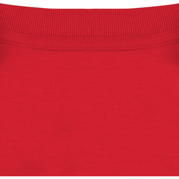 Sweatshirt col rond unisexe changer 2 0 col interieur Red