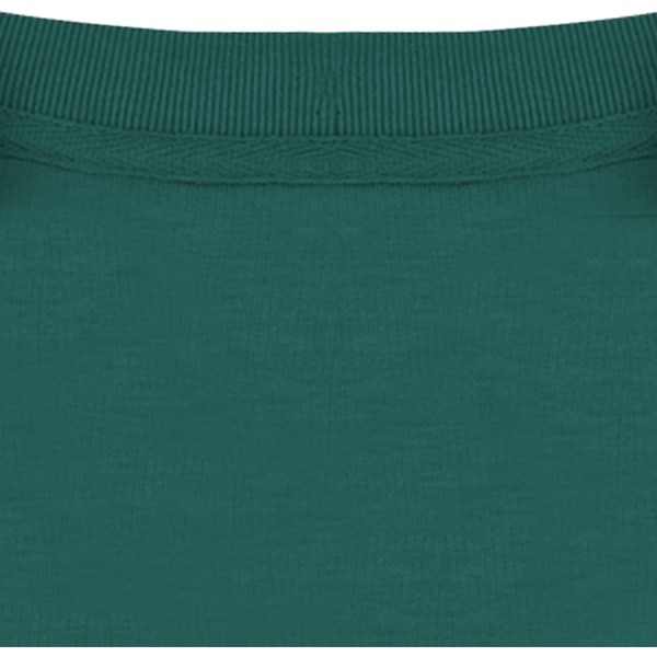 Sweatshirt col rond unisexe changer 2 0 col interieur Glazed Green