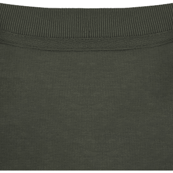 Sweatshirt col rond unisexe changer 2 0 col interieur Khaki