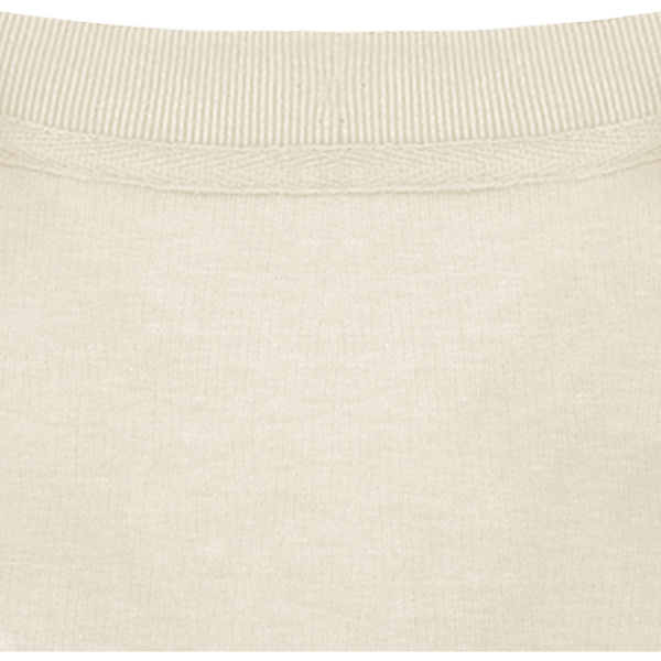 Sweatshirt col rond unisexe changer 2 0 col interieur Natural Raw