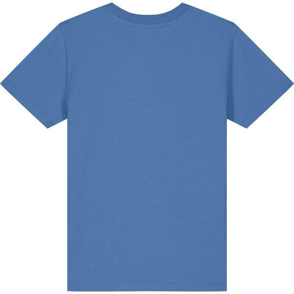 T shirt enfant mini creator 2 0 dos Bright Blue