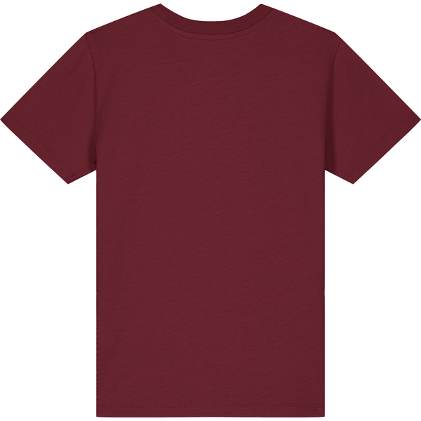 T shirt enfant mini creator 2 0 dos Burgundy