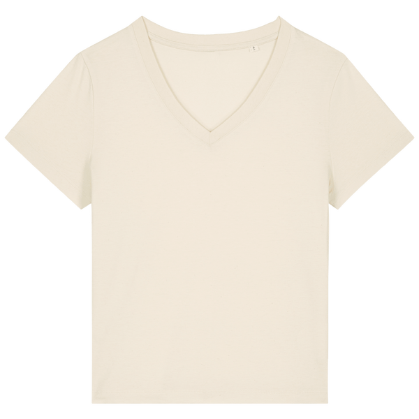 T shirt col v femme stella isla plexus Natural Raw