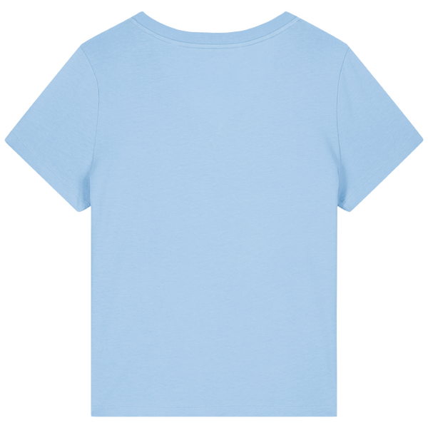 T shirt col v femme stella isla dos Blue Soul