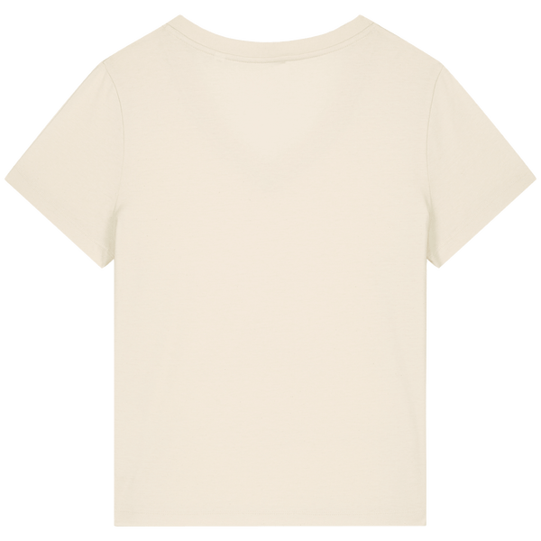 T shirt col v femme stella isla dos Natural Raw