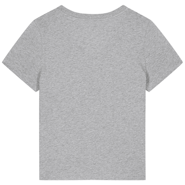 T shirt col v femme stella isla dos Heather Grey