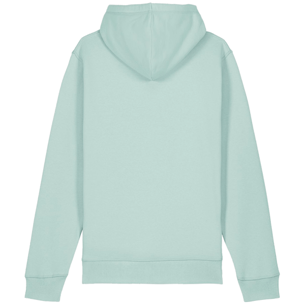 Sweatshirt a capuche unisexe drummer 2 0 dos Caribbean Blue