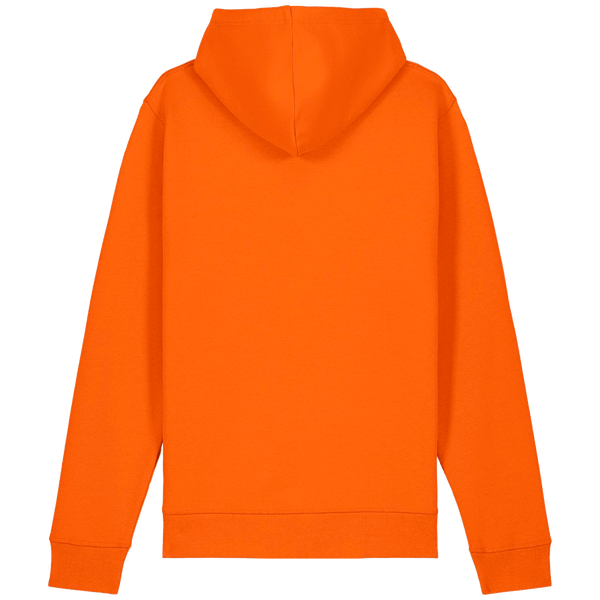 Sweatshirt a capuche unisexe drummer 2 0 dos Bright Orange