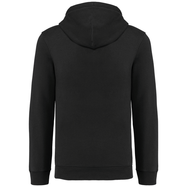 Sweatshirt a capuche unisexe fabrique au portugal dos Black