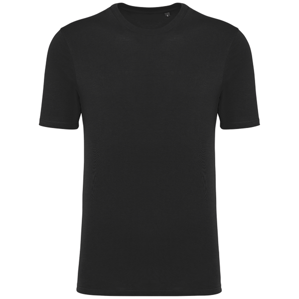 T shirt col rond unisexe fabrique au portugal plexus Black