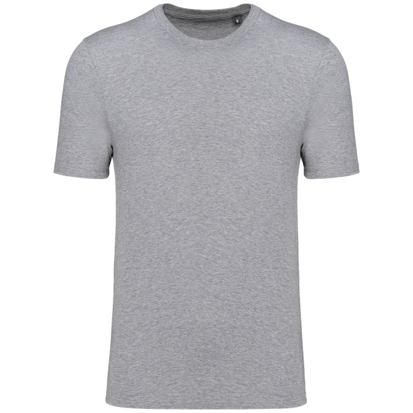 T shirt col rond unisexe fabrique au portugal plexus Oxford Grey