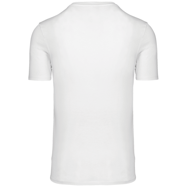 T shirt col rond unisexe fabrique au portugal dos White