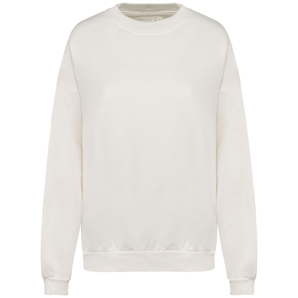Sweatshirt oversize french terry unisexe fabrique au portugal plexus Washed Ivory