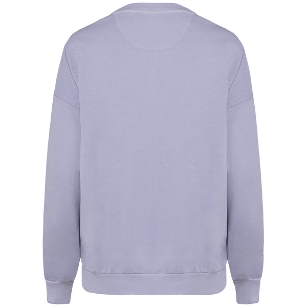 Sweatshirt oversize french terry unisexe fabrique au portugal dos Washed Parma