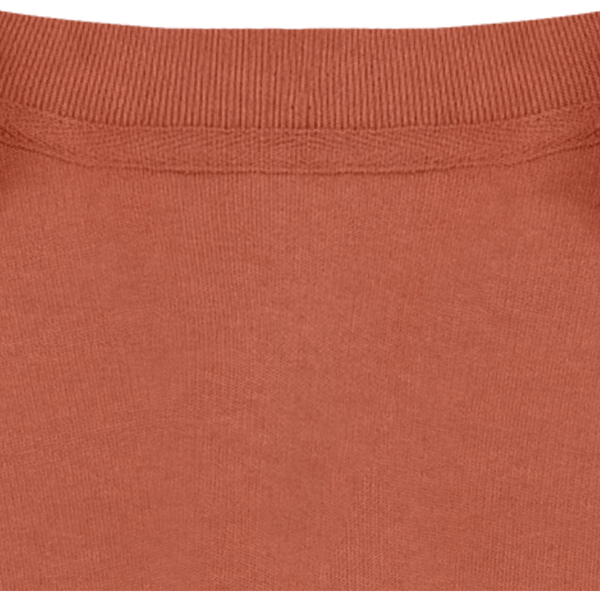 Sweatshirt oversize french terry unisexe fabrique au portugal col interieur Washed Pomelo
