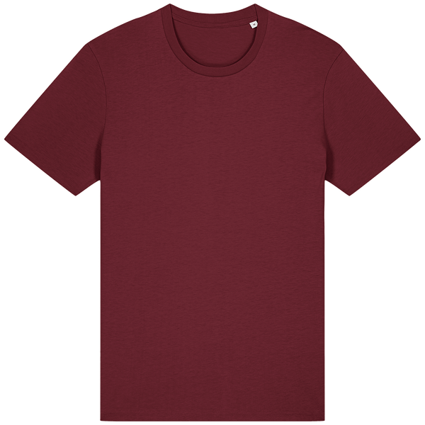 T shirt unisexe mid light crafter plexus Burgundy