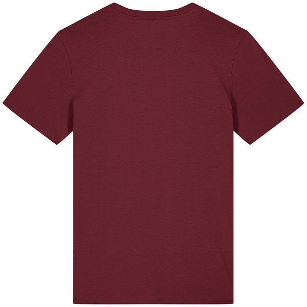 T shirt unisexe mid light crafter dos Burgundy