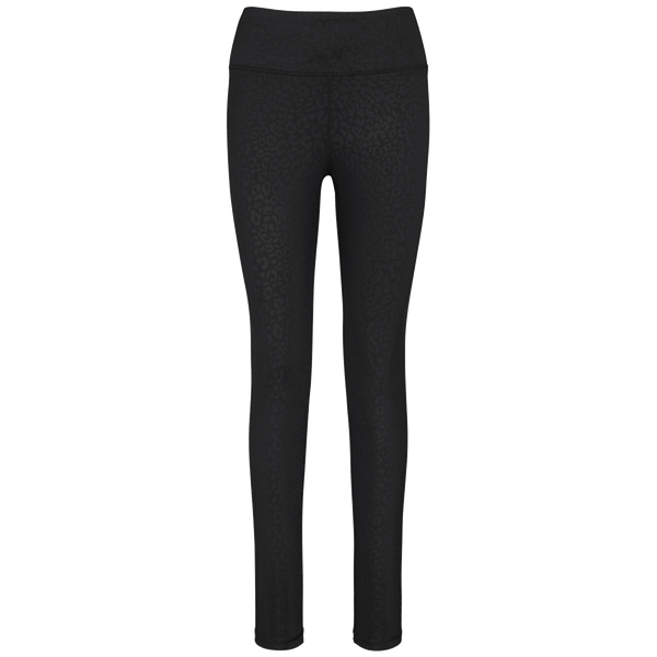Legging ecoresponsable femme plexus Black Leopard