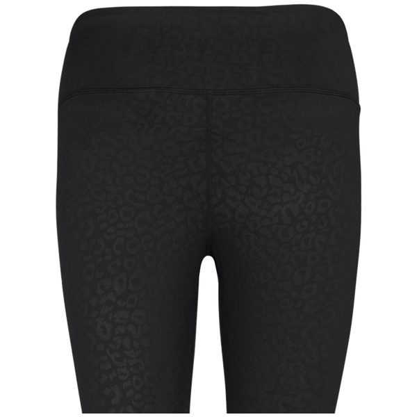 Legging ecoresponsable femme dos Black Leopard