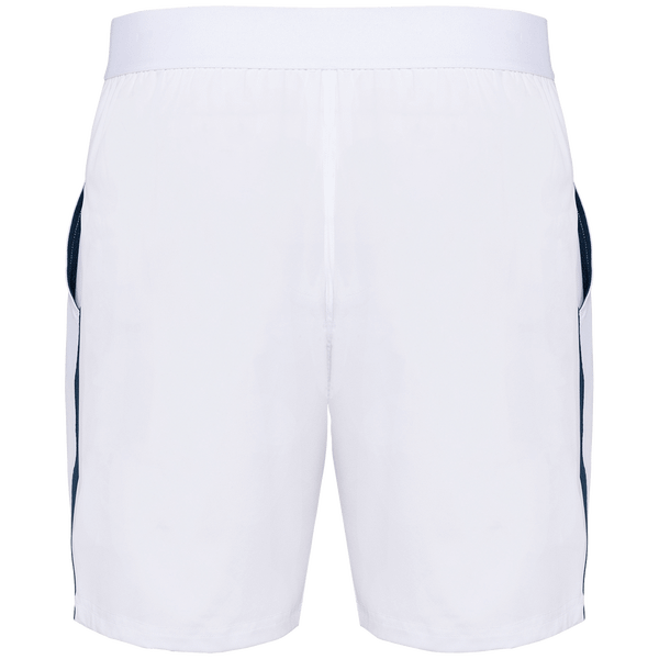 Short de padel bicolore homme dos White / Sporty Navy