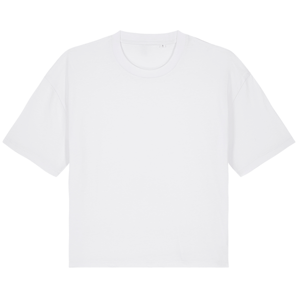 T shirt boxy femme stella nova plexus White