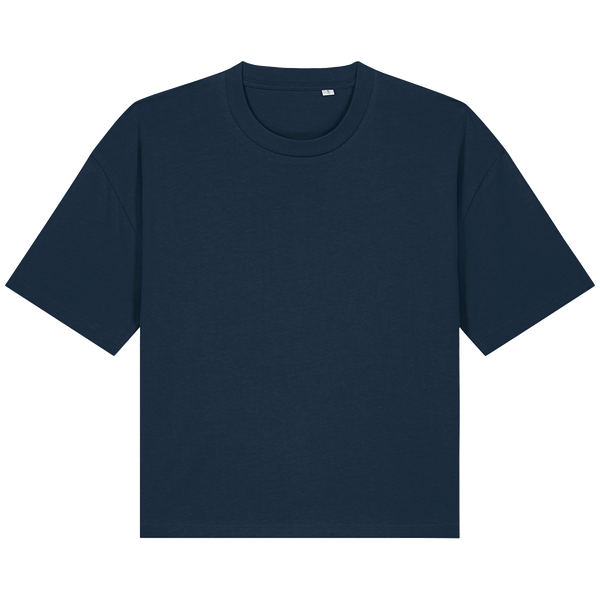 T shirt boxy femme stella nova plexus French Navy