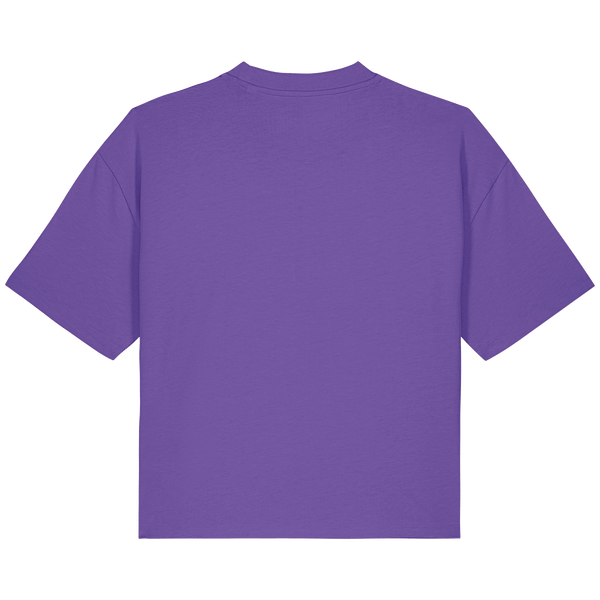 T shirt boxy femme stella nova dos Purple Love